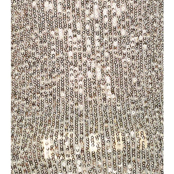 Free people sequin Gold Rush Long Sleeve in Gold Combo NWOT - Picture 5 of 9